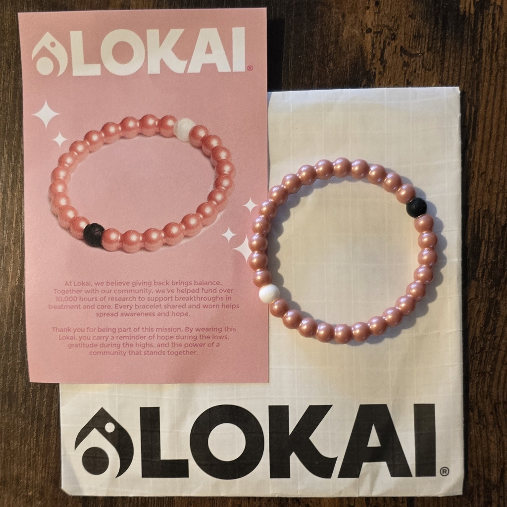 Lokai Breast Cancer Awareness Bracelet Xl New Rose Gold Pink 15$